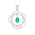 K18WG Emerald PN