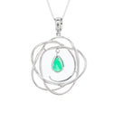 K18WG Emerald PN