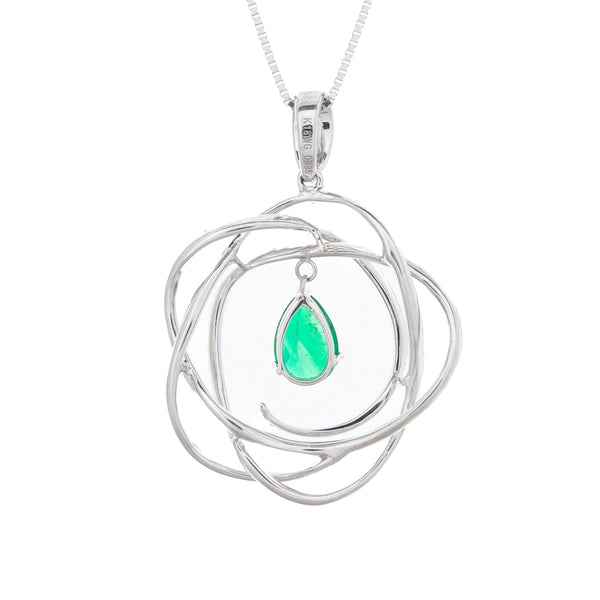 K18WG Emerald PN