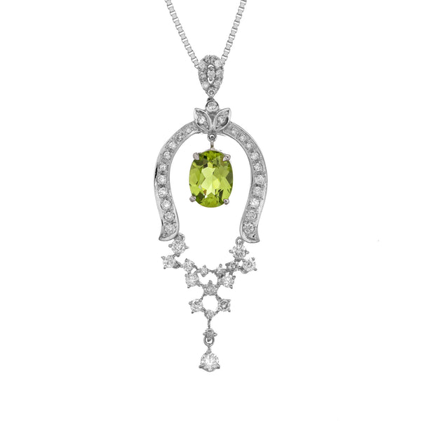 Pt900 Peridot PN