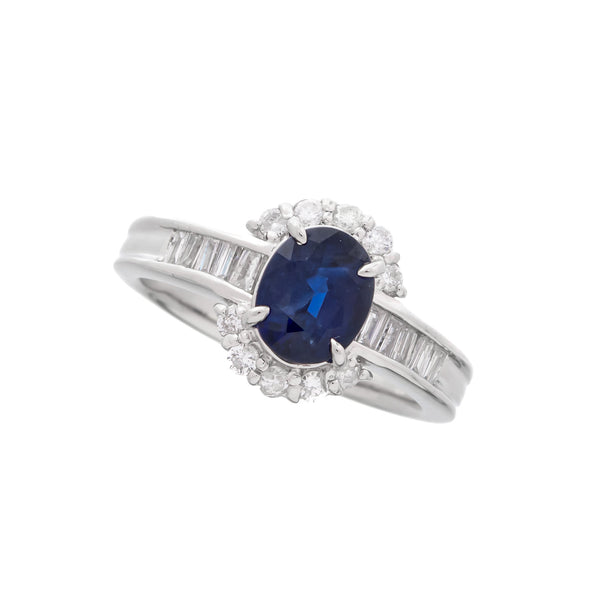 Pt900 Sapphire R