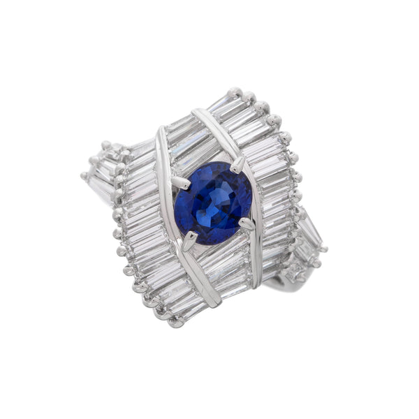 Pt900 Sapphire R