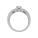Pt900 Aquamarine R