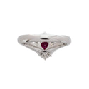 Pt900/K18 Ruby R