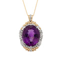 Pt900K18 Amethyst PN