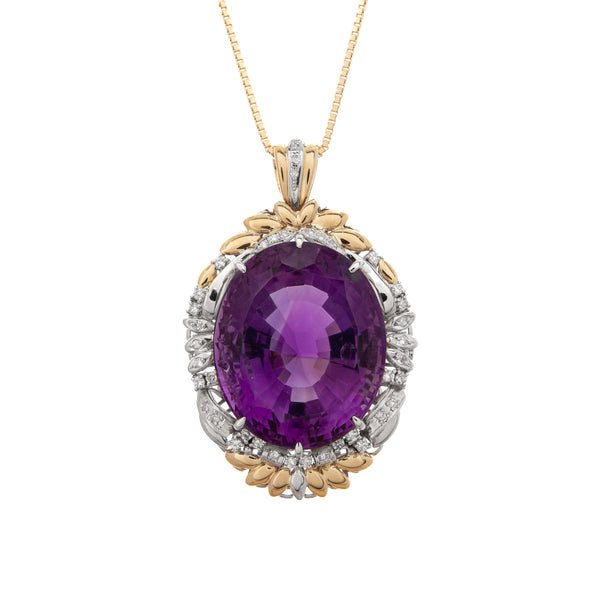 Pt900K18 Amethyst PN