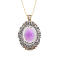 Pt900K18 Amethyst PN