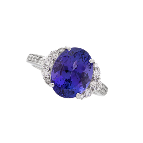 Pt900 Tanzanite R