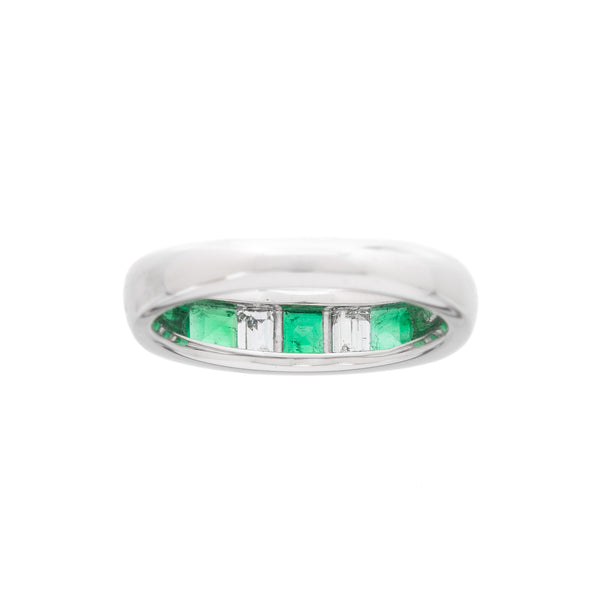 Pt900 Emerald R
