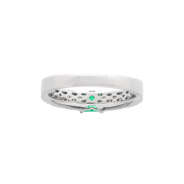 Pt900 Emerald R