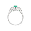 Pt900 Emerald R
