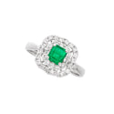 Pt950 Emerald R