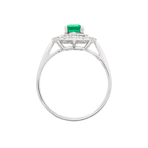 Pt950 Emerald R