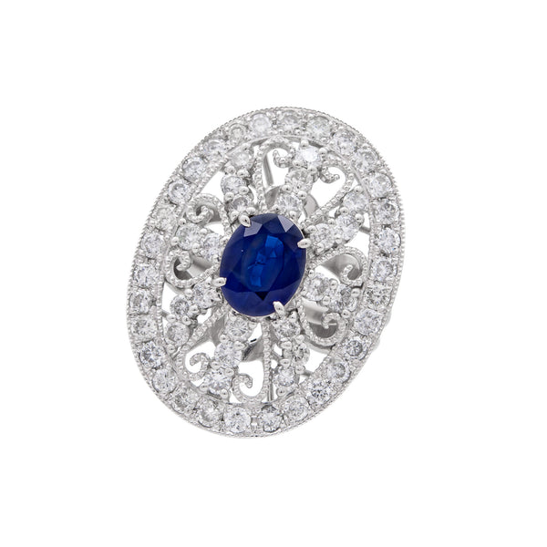 Pt900 Sapphire R