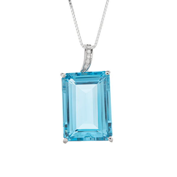 K18WG Blue Topaz PN