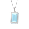 K18WG Blue Topaz PN