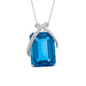 K18WG Blue Topaz PN