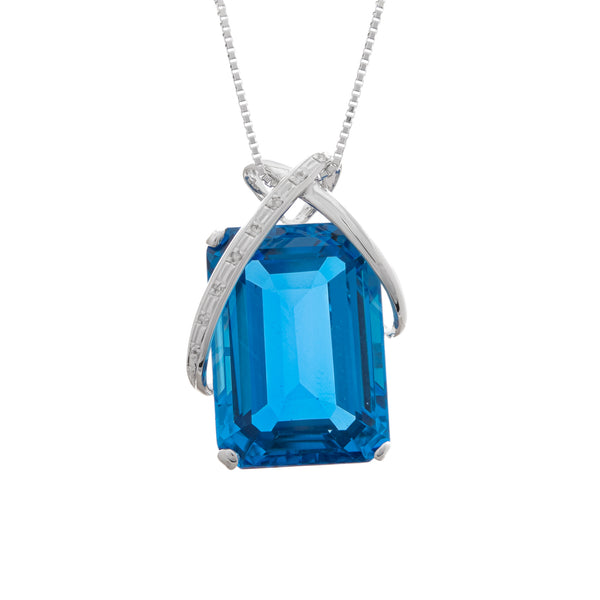 K18WG Blue Topaz PN