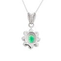 Pt900 Emerald PN