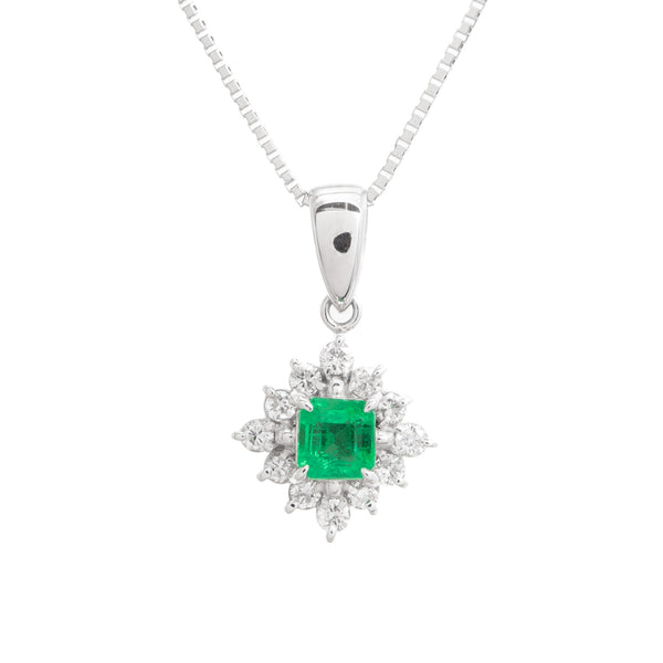 Pt900 Emerald PN