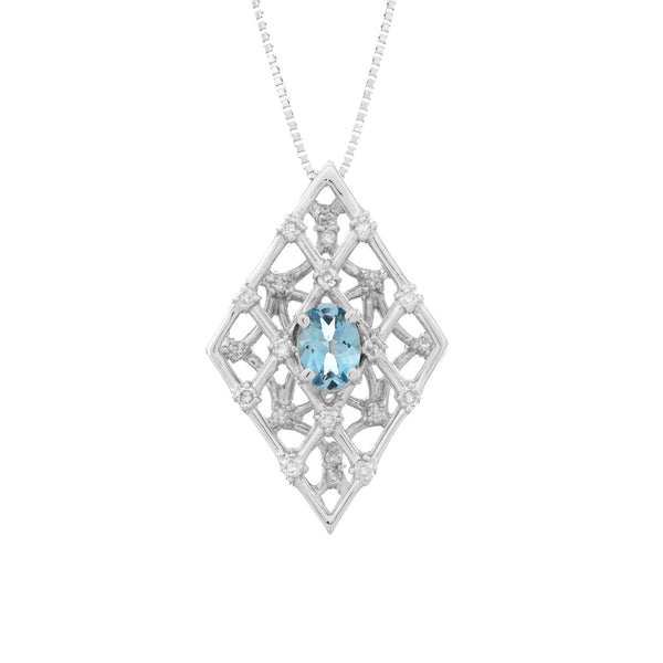 K18WG Aquamarine PN