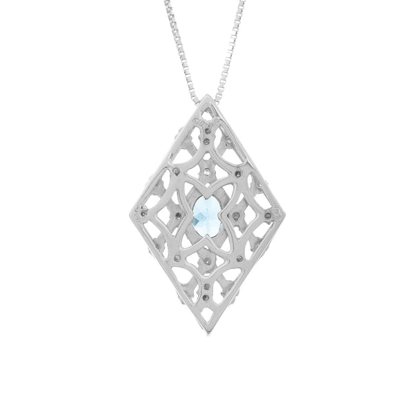 K18WG Aquamarine PN