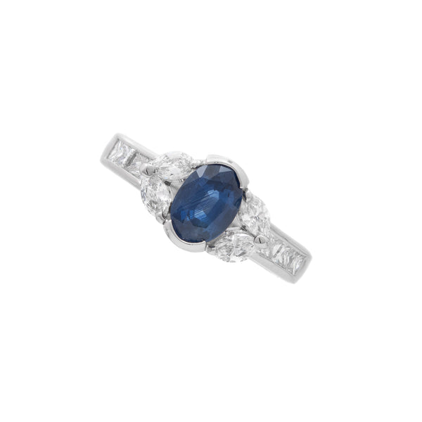 Pt900 Sapphire R
