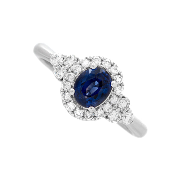 Pt950 Sapphire R