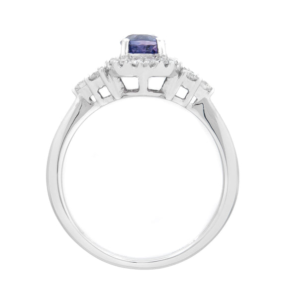 Pt950 Sapphire R