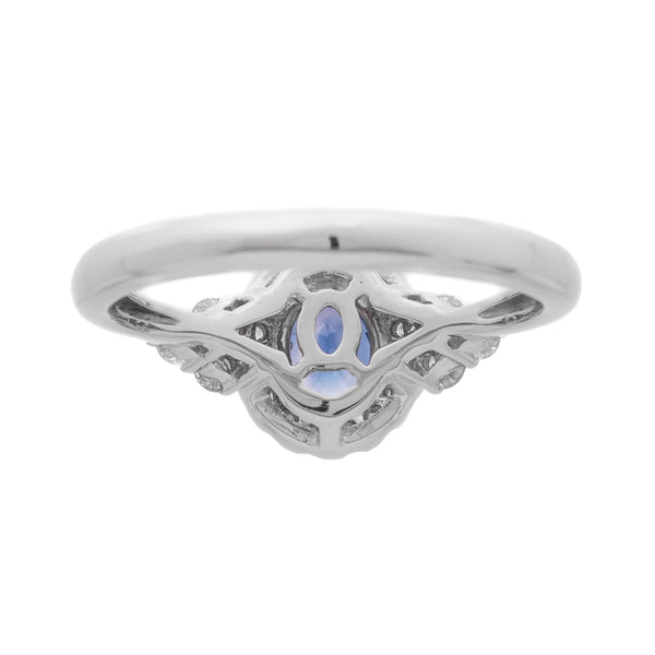Pt950 Sapphire R