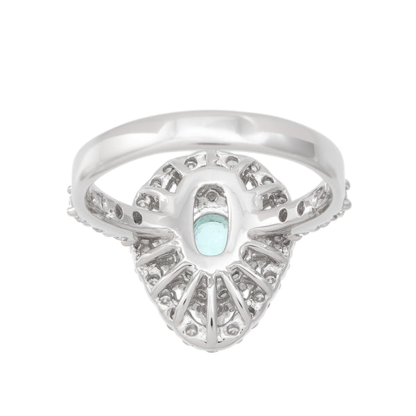 Pt900 Paraiba Tourmaline R