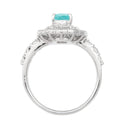 Pt900 Paraiba Tourmaline R