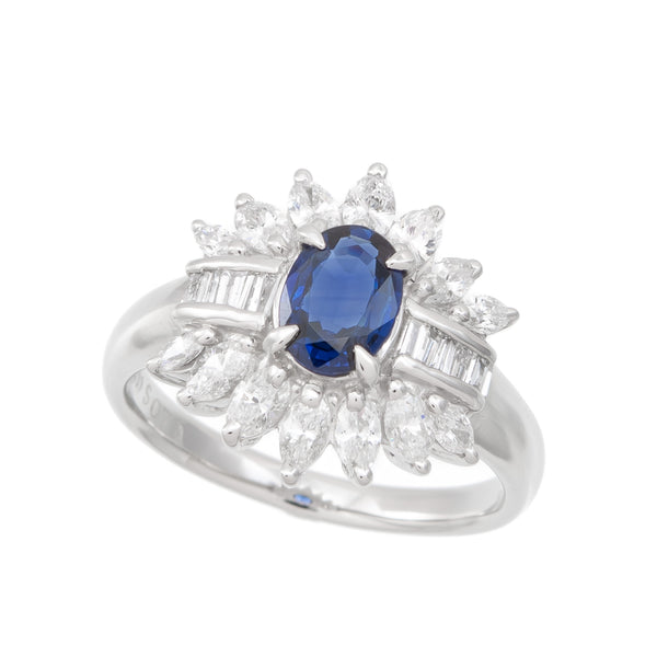 Pt900 Sapphire R
