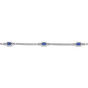 K18WG Sapphire BL