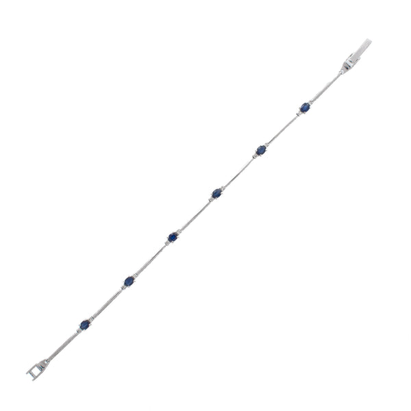 K18WG Sapphire BL