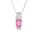 Pt900 Pink Sapphire PN