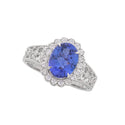 Pt900 Tanzanite R
