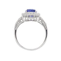Pt900 Tanzanite R