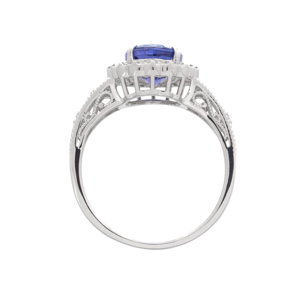 Pt900 Tanzanite R
