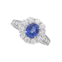 Pt950 Sapphire R