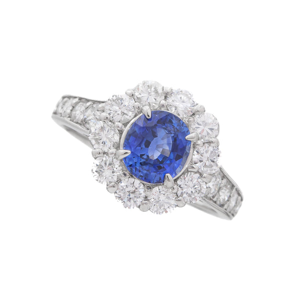 Pt950 Sapphire R