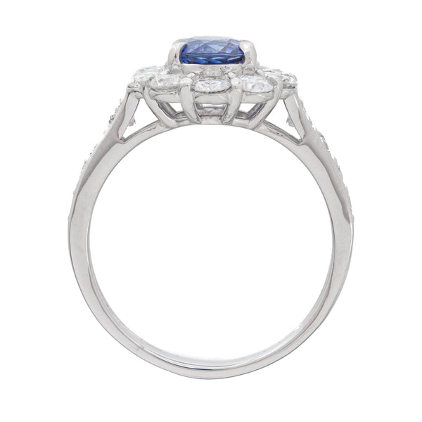 Pt950 Sapphire R