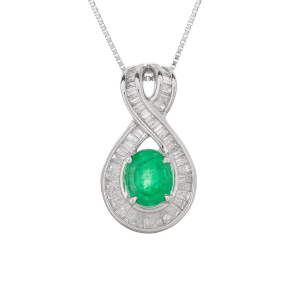 Pt900 Emerald PN