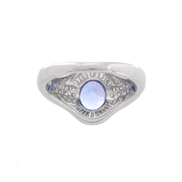 Pt900 Tanzanite R