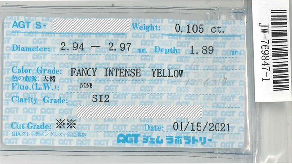 K18/Pt900 Yellow Dia N