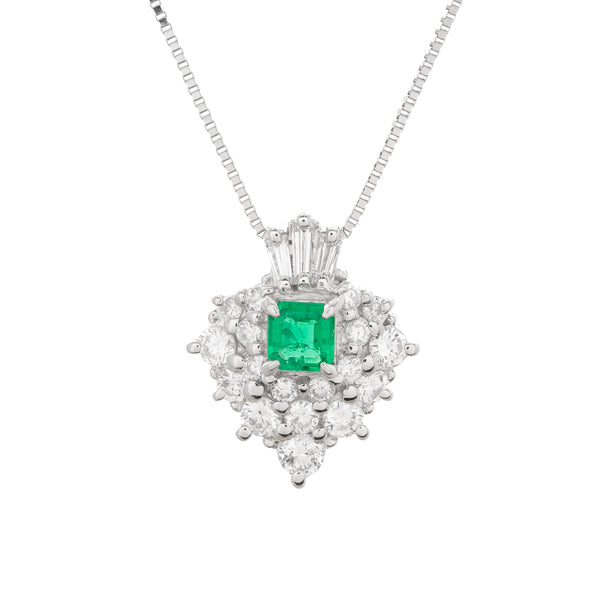 Pt900 Emerald PN