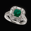 Pt950 Emerald R